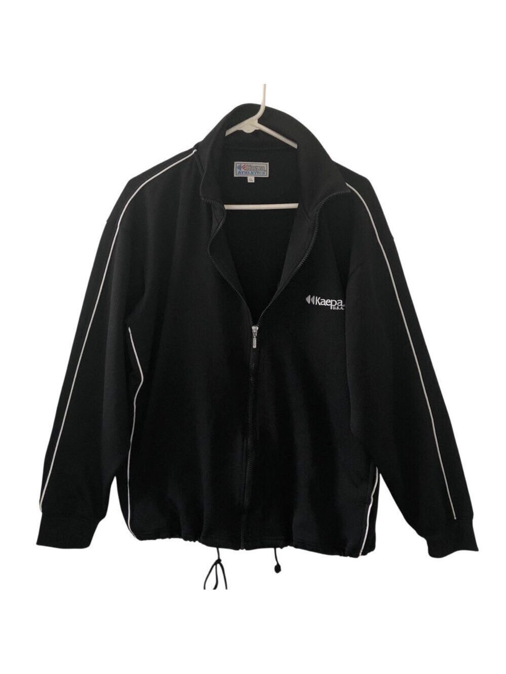 Kaepa Athletics USA Men's Black Performance Track Style Jacket Size LL